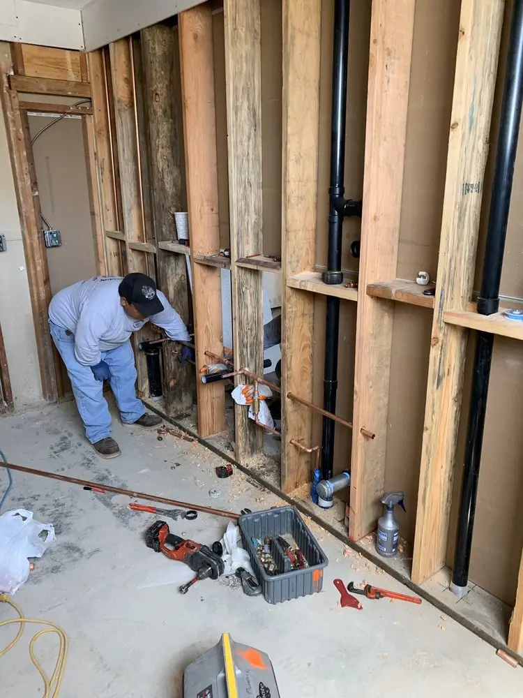 Commercial rough-in plumbing for Water Heater Replacement in Sunset Heights